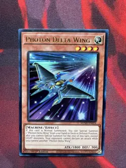 Yugioh! Photon Delta Wing Ultra - MZMI-EN024 Ultra Rare 1st Edition LP - Image 1
