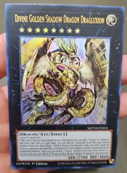 Divine Golden Shadow Dragon Dragluxion | Ultra Rare | MZTM-EN014 | Yu-Gi-Oh! - Image 1