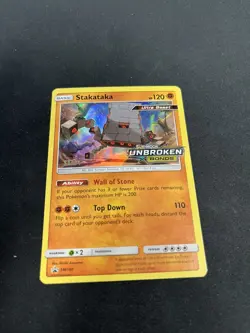 Stakataka - SM180 - Staff Prerelease Promo STAFF - Pokemon Card - LP - Image 1