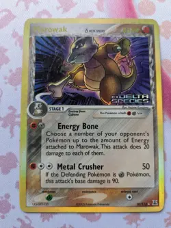 Marowak 10/113 - Holo Rare - EX Delta Species 2005 - Pokemon Card - MP - Image 1