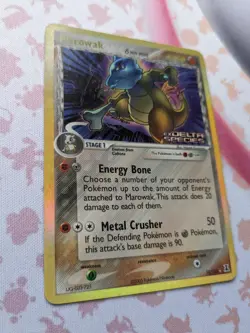 Marowak 10/113 - Holo Rare - EX Delta Species 2005 - Pokemon Card - MP - Image 3