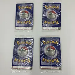 4x SEALED Black Star Promo WB Movie Pokemon Cards #2-5 PIKACHU, DRAGONITE MEWTWO - Image 2