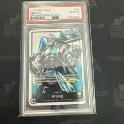 One Piece Card Game TCG OP03-022 Arlong Alt Art Leader PSA 10 - Image 1