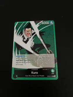 OP03-021 Kuro Leader One Piece TCG Card OP03 Pillars of Strength Trading Card - Image 2