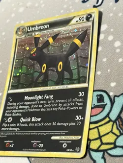 Umbreon 10/90 HS Undaunted Holo Rare Lightly Played Pokemon TCG Card - Image 2