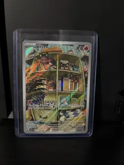 Pokemon TCG Litten Full Art Holo Card 167/162 Temporal Forces Illustration Rare - Image 1