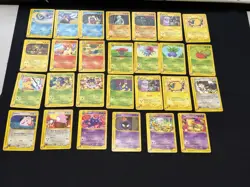 27 Vintage Pokemon Card Lot - Non Holo - From Expedition - Set Builder - Image 1