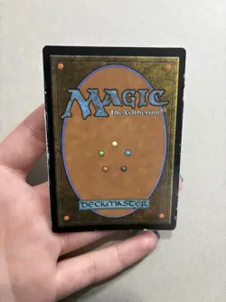 MTG Painted Festive Reindeer Anime Girl Island Alter Card Magic The Gathering - Image 3