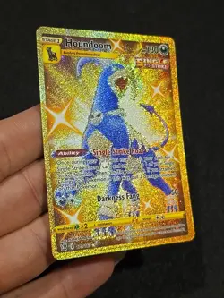 Houndoom (Secret) 179/163 Battle Styles Holo Single Strike Gold Card - Image 2