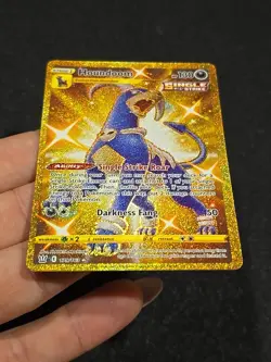 Houndoom (Secret) 179/163 Battle Styles Holo Single Strike Gold Card - Image 3