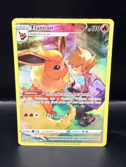 Pokemon Card - Flareon Brilliant Stars TG01/TG30 Ultra Rare B - Image 1