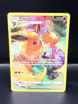 Pokemon Card - Flareon Brilliant Stars TG01/TG30 Ultra Rare B - Image 2