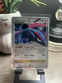 Pokemon Salamence LV. X Platinum Arceus Holo Rare Card 98/99 LP Condition - Image 1