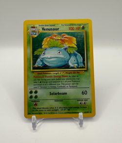 #3 Venusaur 15/102 Base Set 1999 Holo Rare WOTC Pokemon Card TCG - Image 2