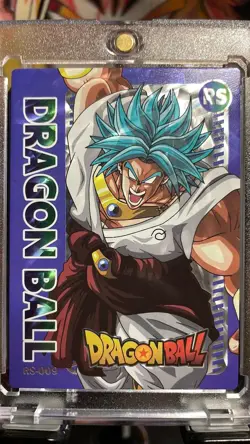 WAFER CARD 2025 Dragon Ball Phantom SSB BROLY RS-009 REFRACTOR - Image 1