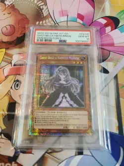 YuGiOh Ghost Belle Starlight Rare 1st Edition English PSA10 Collector Card - Image 1