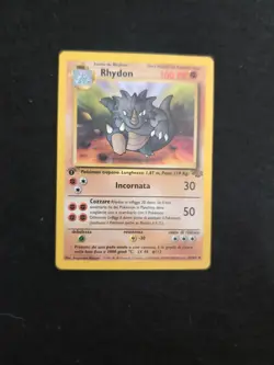 Rhydon 45/64 Italian 1st Edition Jungle Vintage Pokemon Card Wotc - Image 1