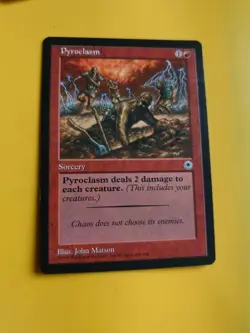Pyroclasm, Portal Red Rare Sorcery Magic the Gathering Card. - Image 4