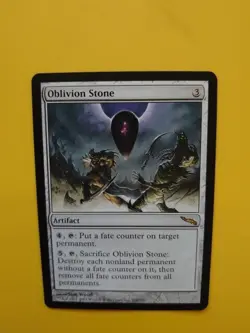 MTG Card. Oblivion Stone. rare mirrodin artifact - Image 1