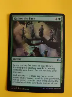 MTG Card. Gather the PAck FOIL MAGIC ORIGINS - Image 1