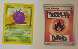 Venonat 63/64 1st Edition Jungle Pokemon TCG & Bonus Card - Image 1