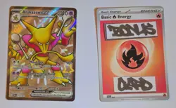 Alakazam ex 215/091 Shiny Ultra Rare Paldean Fates Pokemon TCG & Bonus Card - Image 1