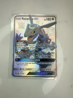 Rayquaza GX 177a/168 Hidden Fates Alternate Art Shiny Pokemon Card NM-Mint - Image 1