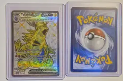Tyranitar ex 211/197 Full Art Obsidian Flames Holo Pokemon TCG & Bonus Card - Image 1