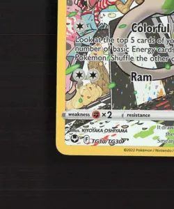 Smeargle TG10/TG30 Silver Tempest Full Art Ultra Rare Holo Pokemon Card NM - Image 5