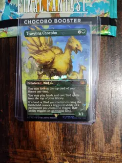 Traveling Chocobo 568 - Chocobo Track Foil Borderless Final Fantasy MTG - Image 4