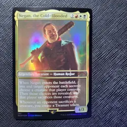 MTG Negan, the Cold-Blooded Foil from Secret Lair Drop NM - Image 1