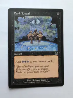 MTG Dark Ritual (MMQ) Mercadian Masques Regular Common 129/350 - Image 1
