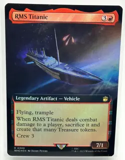 RMS Titanic (Extended Art), Doctor Who, MTG Magic the Gathering, FOIL (0389) NM - Image 1