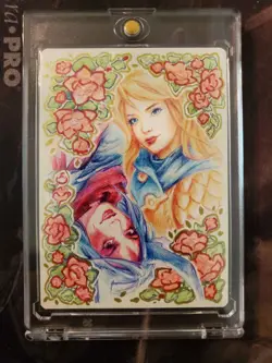 MTG Artist Proof Foil Drana and Linvala Raluca Marinescu - Image 1