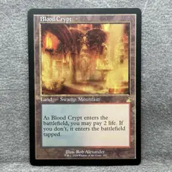 MTG Blood Crypt (Retro Frame) - Ravnica Remastered (RVR) #397 Non-Foil NM Magic - Image 1