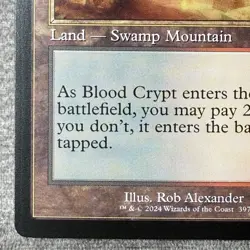 MTG Blood Crypt (Retro Frame) - Ravnica Remastered (RVR) #397 Non-Foil NM Magic - Image 4