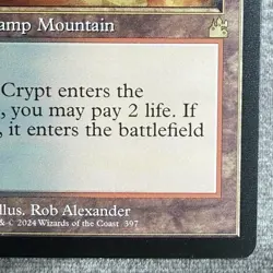 MTG Blood Crypt (Retro Frame) - Ravnica Remastered (RVR) #397 Non-Foil NM Magic - Image 5