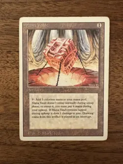 *** Mana Vault Revised *** MTG 3rd Edition 1994 Magic VINTAGE FAST SHIPPING - Image 1