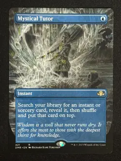 1x MTG Mystical Tutor (Borderless) - Dominaria Remastered (DMR) #421 - Magic - Image 1