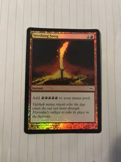 Mtg Seething Song Mirrodin Foil NM Magic The Gathering - Image 1