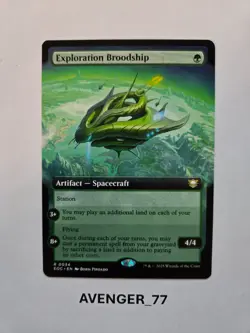 Magic MTG Exploration Broodship #0034 Commander Edge of Eternities Extended Art - Image 1