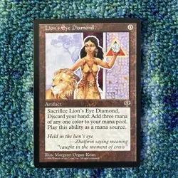 MTG Lions Eye Diamond Mirage English Edition NM Near Mint Reserved List OOP - Image 1