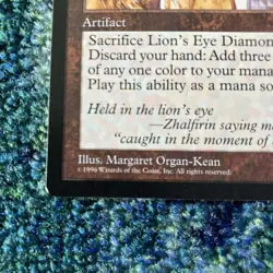 MTG Lions Eye Diamond Mirage English Edition NM Near Mint Reserved List OOP - Image 4
