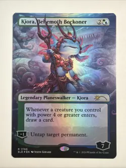 Kiora, Behemoth Beckoner (Rainbow Foil) Secret Lair Drop Foil - Image 1