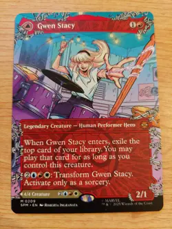 Gwen Stacy (Borderless) - 0209 (Marvel's Spider-Man) - Near Mint NM - Mythic - Image 1