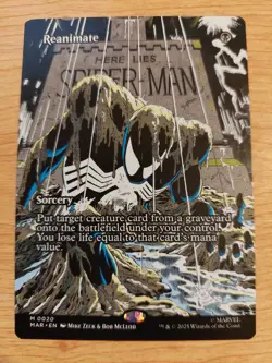 Reanimate (Borderless) - 0020 (Marvel Universe Eternal-Legal) - Near Mint NM - Image 1