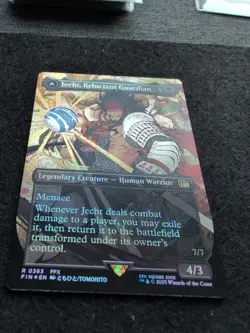 MTG Final Fantasy - Jecht, Reluctant Guardian - FOIL Borderless Rare - 0363 NM - Image 4