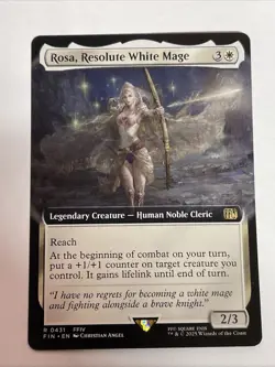 Rosa, Resolute White Mage (Extended Art) Final Fantasy #431 Rare - Image 1