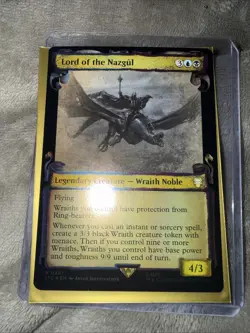MTG Lord of the Nazgul (Showcase Scrolls) Commander: the Lord of the Rings Foil - Image 1