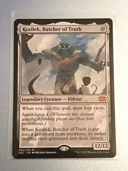 MTG Kozilek, Butcher of Truth - Double Masters 2022 English Regular Near Mint NM - Image 1